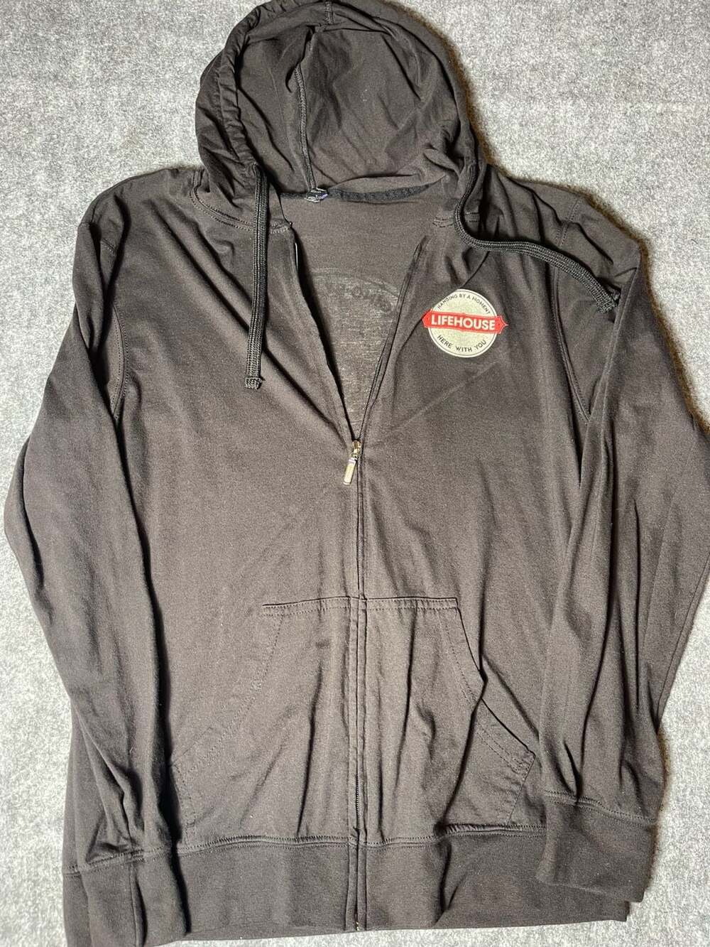 Lifehouse Hanging by a Moment Band Concert Zip-Up Hoodie